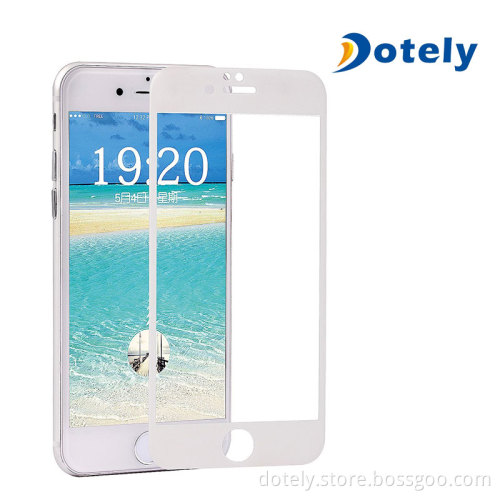 Color Film Tempered Glass Screen Protetcor for iPhone